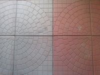 Плитка тротуарная «Колодец» 300*300*30 мм, серая